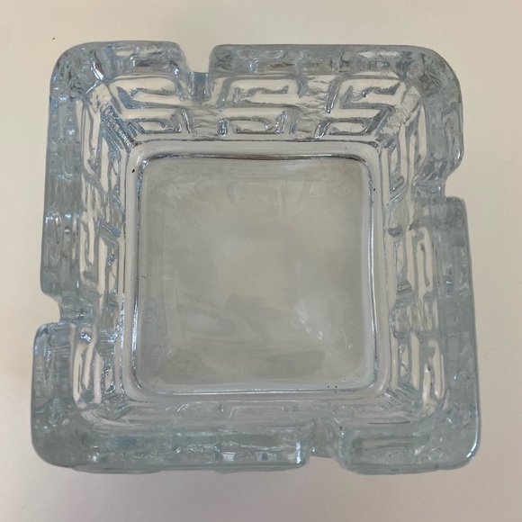 Riihimaen Lasi Riihimaki Ash Tray MCM Desk Decor Finnish Glass - Picture 3 of 7